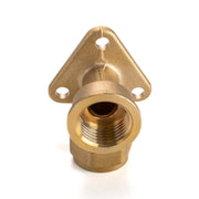 15mm Brass Wall Flange Kit with Lever Tap Hose Barb and Lever Lock - Garden watering