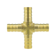 Brass Cross Joiner 10mm - Home & Garden > Lawn & Garden > Watering & Irrigation > Garden Hose Fittings & Valves Tech Hose & Fittings
