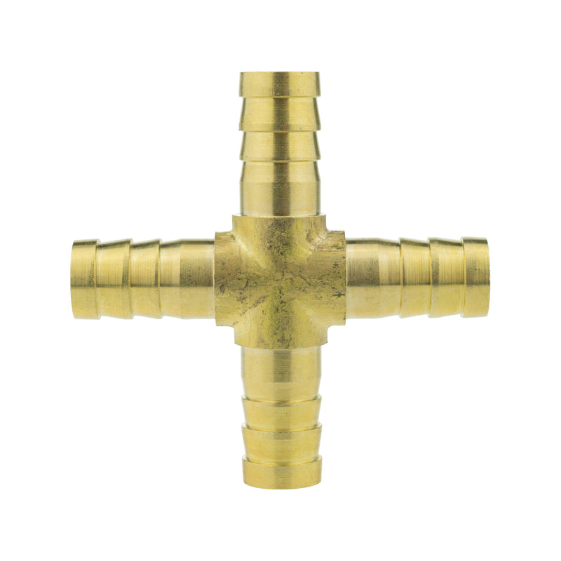 Brass Cross Joiner 10mm - Home & Garden > Lawn & Garden > Watering & Irrigation > Garden Hose Fittings & Valves Tech Hose & Fittings