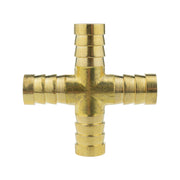 Brass Cross Joiner 12.5mm - Home & Garden > Lawn & Garden > Watering & Irrigation > Garden Hose Fittings & Valves Tech Hose & Fittings