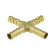 Brass Cross Joiner 6mm - Home & Garden > Lawn & Garden > Watering & Irrigation > Garden Hose Fittings & Valves Tech Hose & Fittings