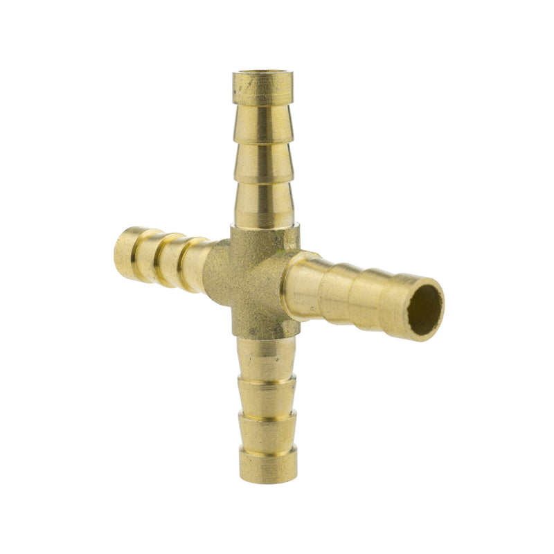 Brass Cross Joiner 6mm - Home & Garden > Lawn & Garden > Watering & Irrigation > Garden Hose Fittings & Valves Tech Hose & Fittings
