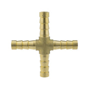 Brass Cross Joiner 6mm - Home & Garden > Lawn & Garden > Watering & Irrigation > Garden Hose Fittings & Valves Tech Hose & Fittings