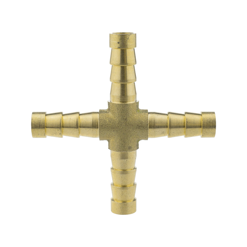 Brass Cross Joiner 6mm - Home & Garden > Lawn & Garden > Watering & Irrigation > Garden Hose Fittings & Valves Tech Hose & Fittings