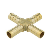 Brass Cross Joiner 8mm - Home & Garden > Lawn & Garden > Watering & Irrigation > Garden Hose Fittings & Valves Tech Hose & Fittings