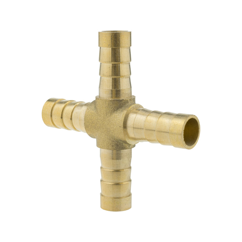 Brass Cross Joiner 8mm - Home & Garden > Lawn & Garden > Watering & Irrigation > Garden Hose Fittings & Valves Tech Hose & Fittings