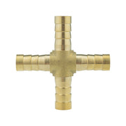 Brass Cross Joiner 8mm - Home & Garden > Lawn & Garden > Watering & Irrigation > Garden Hose Fittings & Valves Tech Hose & Fittings