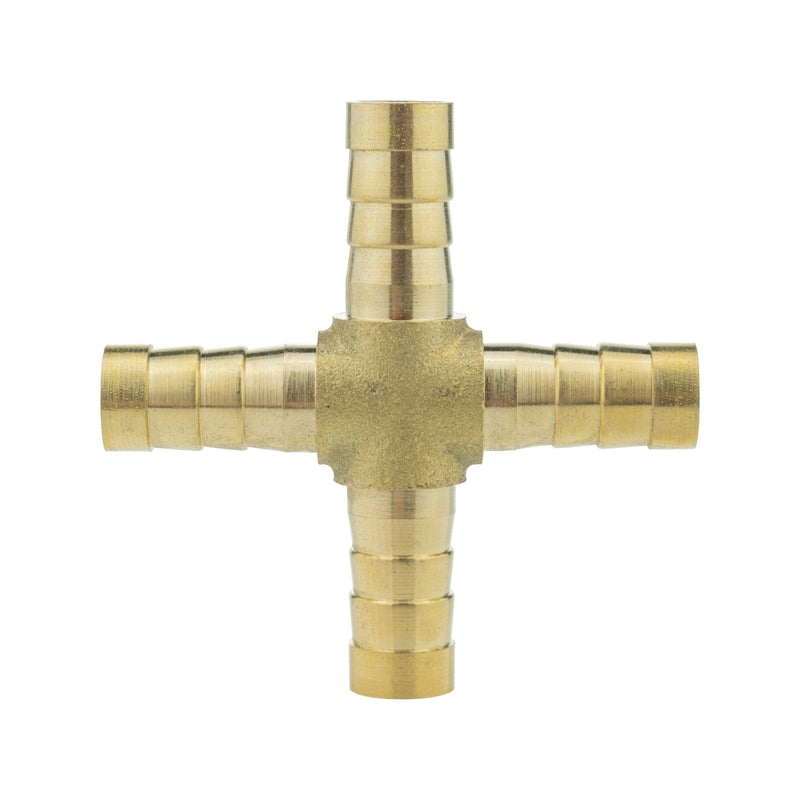 Brass Cross Joiner 8mm - Home & Garden > Lawn & Garden > Watering & Irrigation > Garden Hose Fittings & Valves Tech Hose & Fittings