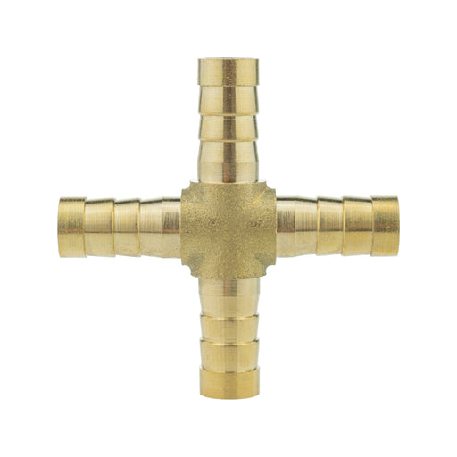 Brass Cross Joiner 8mm - Home & Garden > Lawn & Garden > Watering & Irrigation > Garden Hose Fittings & Valves Tech Hose & Fittings