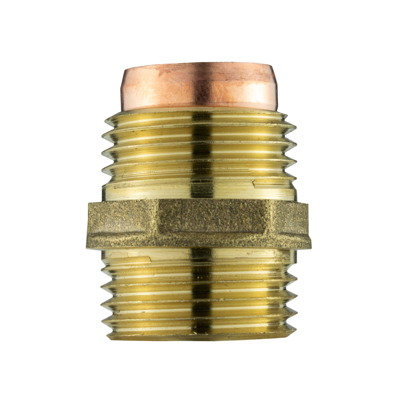 Brass Compression Straight 15mm - 3/4" BSPM - Hardware > Plumbing > Plumbing Fittings & Supports > Pipe Connectors Tech Hose & Fittings