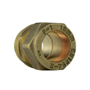 Brass Compression Straight 15mm - 1/2"BSPM - Hardware > Plumbing > Plumbing Fittings & Supports > Pipe Connectors Tech Hose & Fittings