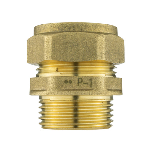 Brass Compression Straight 22mm - 3/4" BSPM - Hardware > Plumbing > Plumbing Fittings & Supports > Pipe Connectors Tech Hose & Fittings