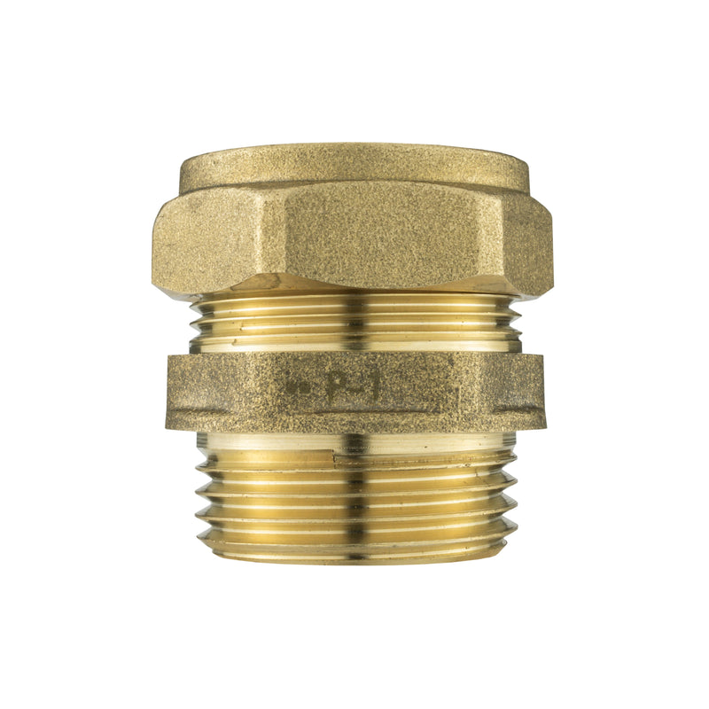 IBC 2” S60X6 Cap with BSP Female Lever Valve and Brass Compression Straight 1” BSP – 28mm - Home & Garden > Lawn & Garden