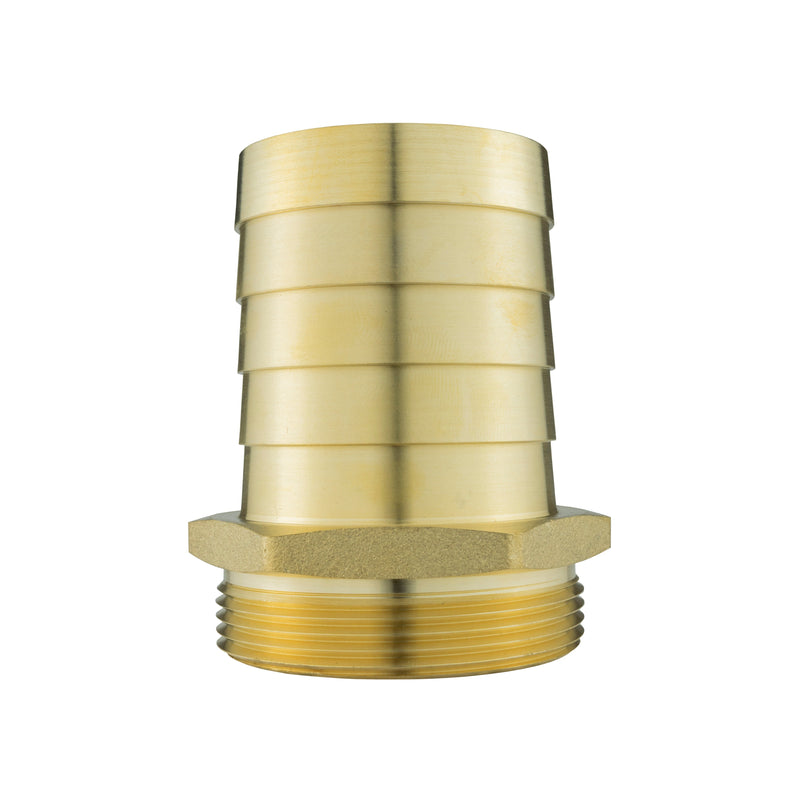 Brass Straight Joiner 50mm - 2" BSPM - Hardware > Plumbing > Plumbing Fittings & Supports > Pipe Connectors Tech Hose & Fittings