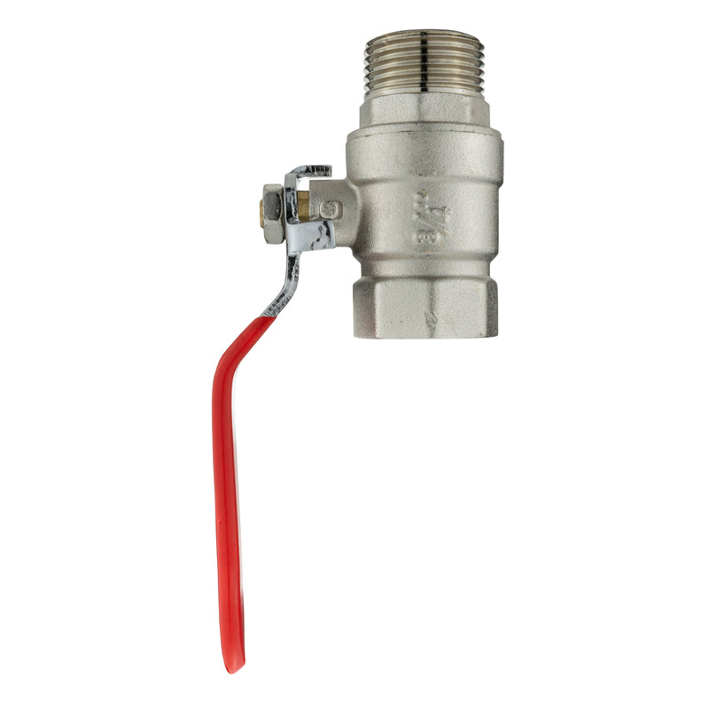 Wall Flange Kit 25mm MDPE + Lever Valve + Quick Connect Male - Home & Garden > Lawn & Garden Tech Hose & Fittings