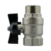 Wall Flange Kit 25mm MDPE + Bib Valve + Click Lock Male Lime - Home & Garden > Lawn & Garden Tech Hose & Fittings