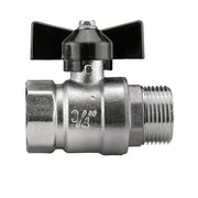 Wall Flange Kit 25mm MDPE + Bib Valve + Geka - Home & Garden > Lawn & Garden Tech Hose & Fittings