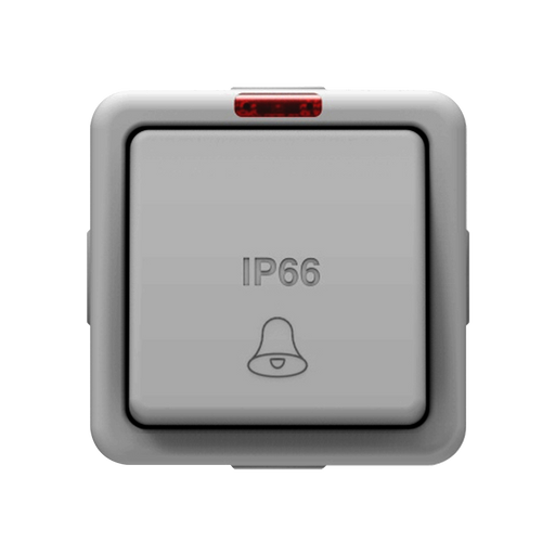 Caradok 1G Retractive Switch IP66 -