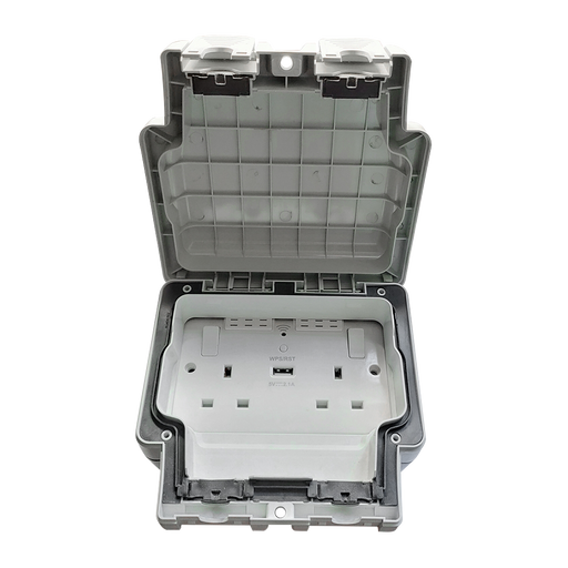 Caradok 2G Wi-Fi Extender Switched Socket USB A IP66 -