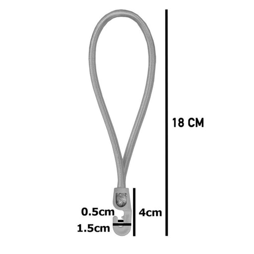 Bungee Cord With Hook 18cm - Home & Garden > Lawn & Garden Tarpaulins