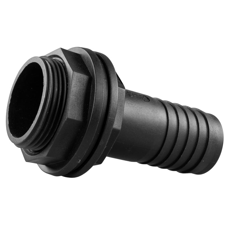 Tank Connector with Washer & Nut 1.5"BSPM - 1.5" Barb - Home & Garden > Lawn & Garden Tech Hose & Fittings