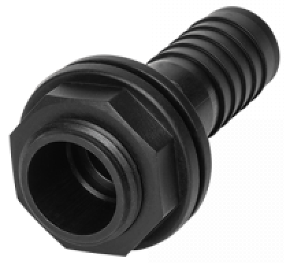 Tank Connector With Washer & Nut 2"BSPM - 2" Barb - Home & Garden > Lawn & Garden Tech Hose & Fittings