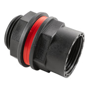 Water Butt 1" BSP Male With Female Outlet and Drill Bit - Home & Garden > Lawn & Garden Tech Hose & Fittings