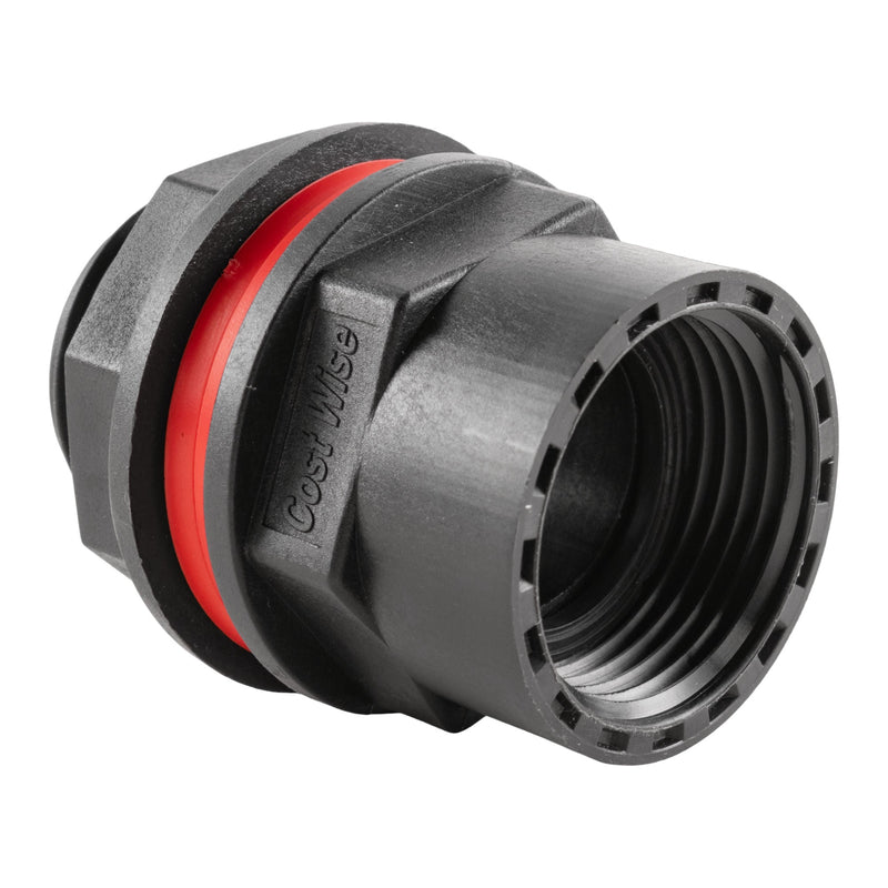 Water Butt 1" BSP Male With Female Outlet - Home & Garden > Lawn & Garden > Watering & Irrigation > Garden Hose Fittings & Valves Tech Hose & Fittings