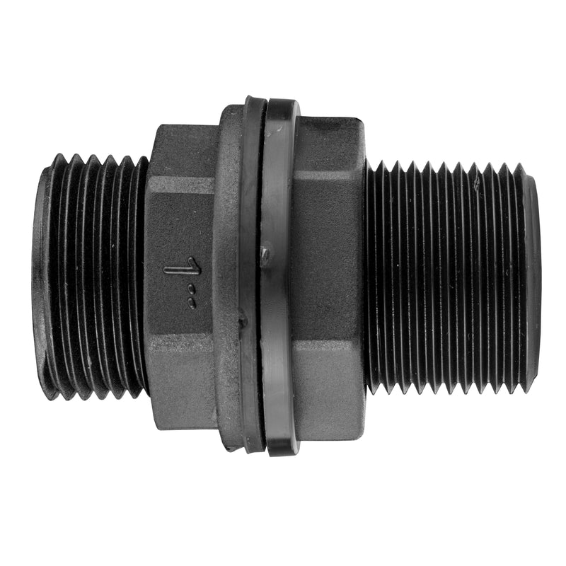 Water Butt Kit 1” BSP with Lever Valve and 25mm Brass Barb - Garden watering