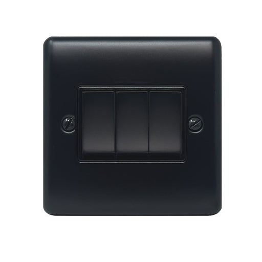 Caradok 3G 2Way 10A Switch Matt Black - Caradok - The Curve - Matt Black