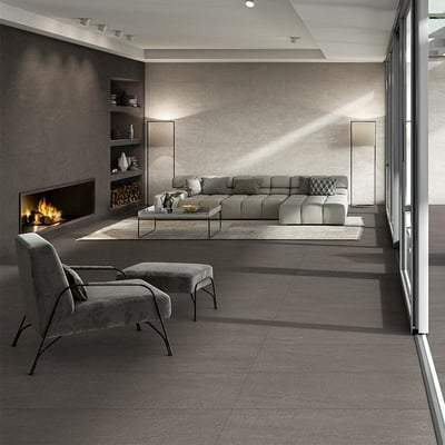 Ceres Slate Finish Outdoor Basalt Paving Tile (Pack of 2) - Outdoor & Garden