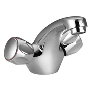 Entree Chrome Basin Mixer Tap w/ Click-Clack Waste - Bathrooms