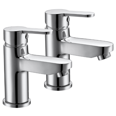 Luna Chrome Bath Taps - Bathrooms