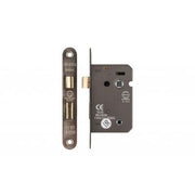 3 Lever Bathroom Lock Satin Nickel -