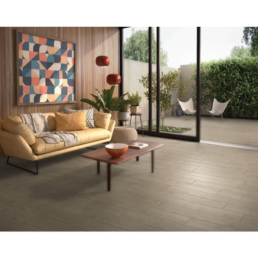 Line Wood Beige (5 per Box) - Tiles