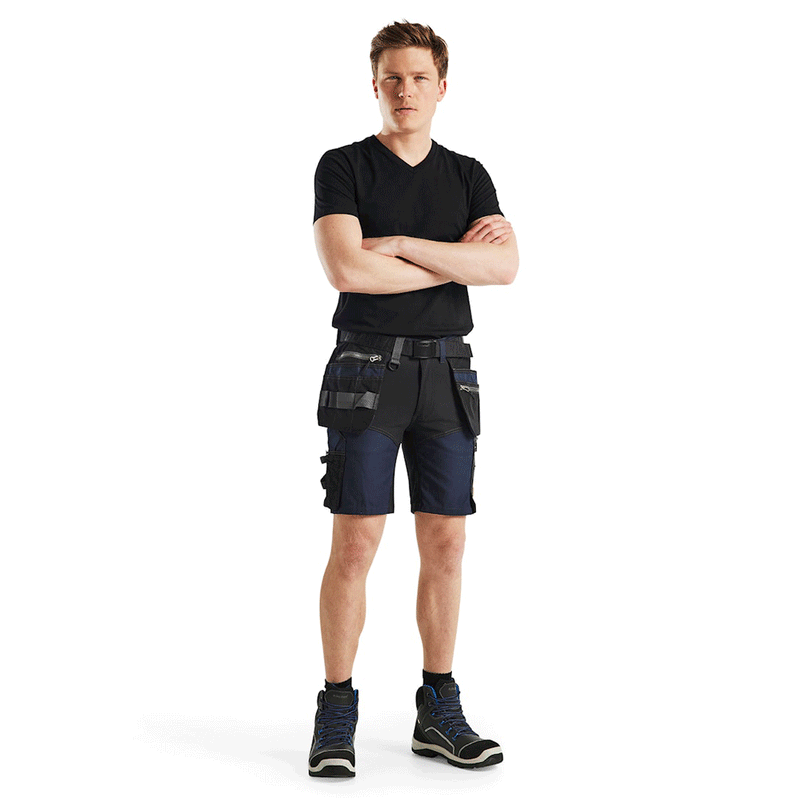 Blåkläder 1598 Craftsmen Stretch Holster Pocket Work Shorts - SHORTS