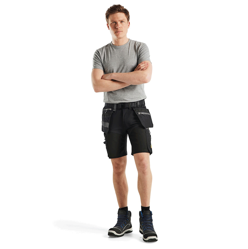 Blåkläder 1598 Craftsmen Stretch Holster Pocket Work Shorts - SHORTS