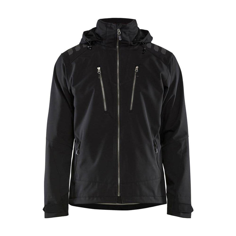Blåkläder 4749 Stretch Hooded Softshell Jacket, wind and waterproof fabric - Apparel & Accessories > Clothing > Outerwear > Coats & Jackets > Windbreakers SOFTSHELL JACKETS