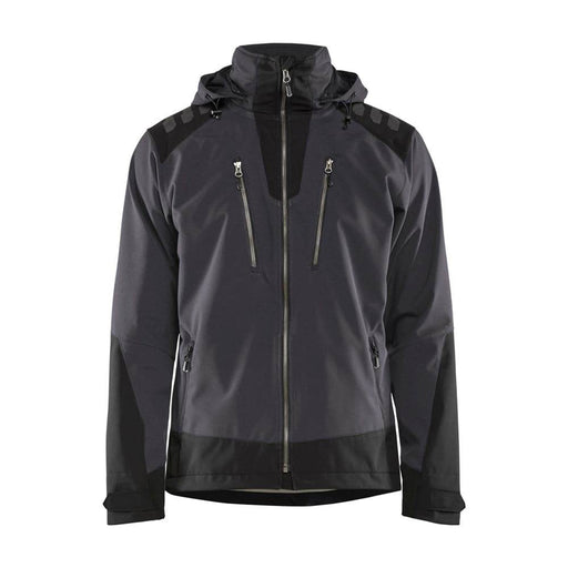 Blåkläder 4749 Stretch Hooded Softshell Jacket, wind and waterproof fabric - Apparel & Accessories > Clothing > Outerwear > Coats & Jackets > Windbreakers SOFTSHELL JACKETS