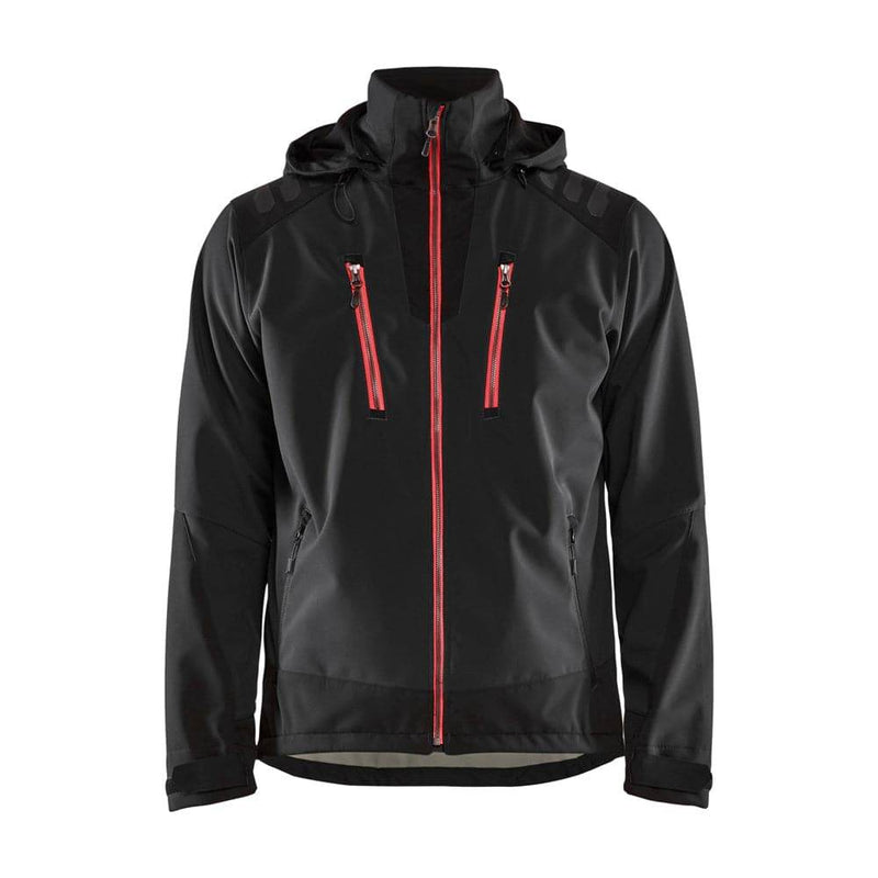Blåkläder 4749 Stretch Hooded Softshell Jacket, wind and waterproof fabric - Apparel & Accessories > Clothing > Outerwear > Coats & Jackets > Windbreakers SOFTSHELL JACKETS