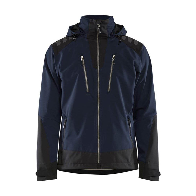 Blåkläder 4749 Stretch Hooded Softshell Jacket, wind and waterproof fabric - Apparel & Accessories > Clothing > Outerwear > Coats & Jackets > Windbreakers SOFTSHELL JACKETS