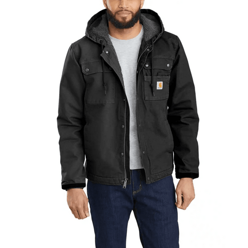 Carhartt 103826 Relaxed Fit Washed Duck Sherpa Lined Utility Jacket - JACKETS & COATS