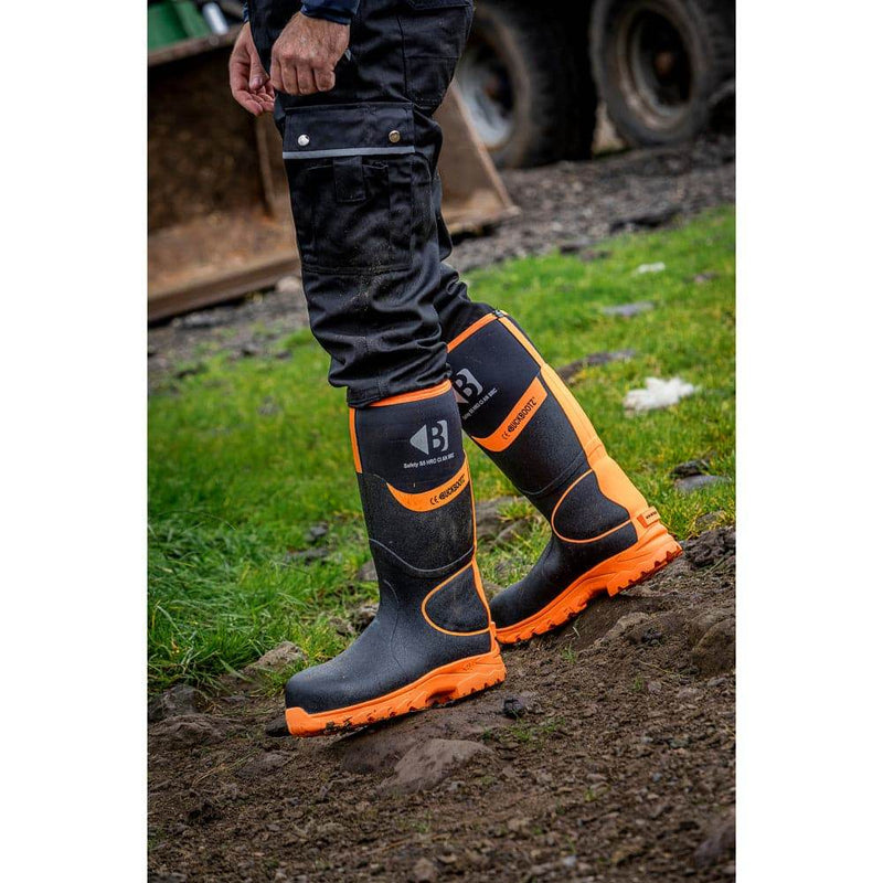 Buckler BBZ8000 S5 360° High Visibility Neoprene / Rubber Safety Wellington Boot with Ankle Protection - WELLINGTON BOOTS