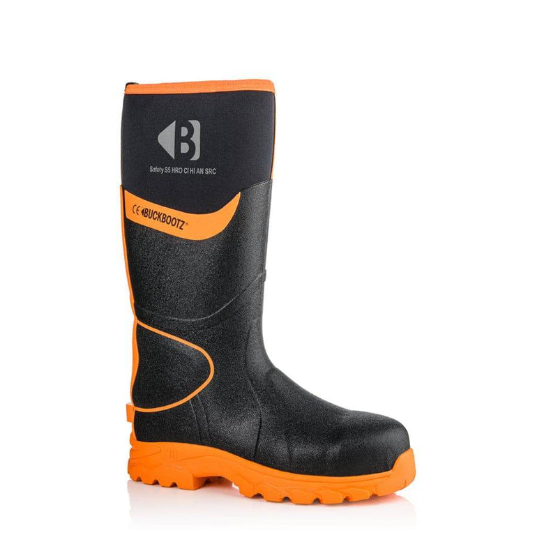 Buckler BBZ8000 S5 360° High Visibility Neoprene / Rubber Safety Wellington Boot with Ankle Protection - WELLINGTON BOOTS