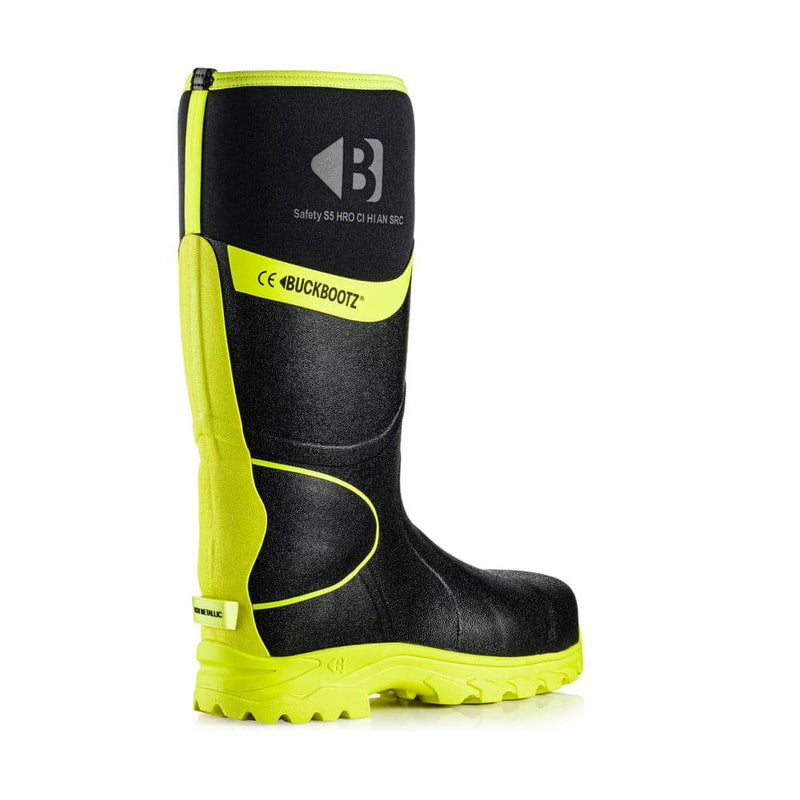 Buckler BBZ8000 S5 360° High Visibility Neoprene / Rubber Safety Wellington Boot with Ankle Protection - WELLINGTON BOOTS