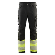 Blaklader 1193 Hi-Vis 4-Way Stretch Work Trousers - HI-VIS TROUSERS