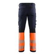 Blaklader 1193 Hi-Vis 4-Way Stretch Work Trousers - HI-VIS TROUSERS