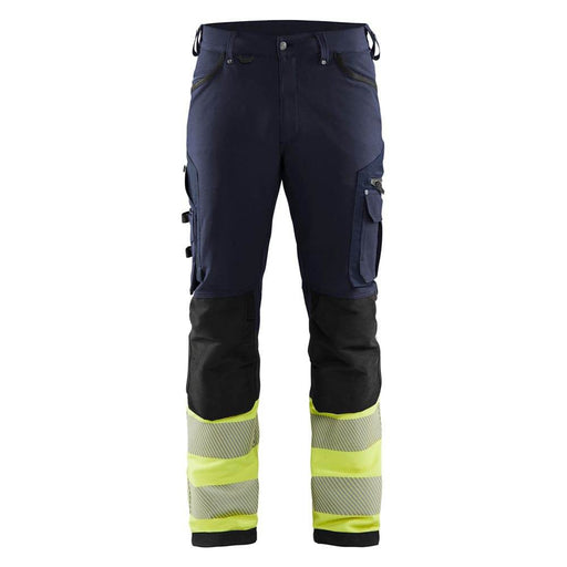 Blaklader 1193 Hi-Vis 4-Way Stretch Work Trousers - HI-VIS TROUSERS