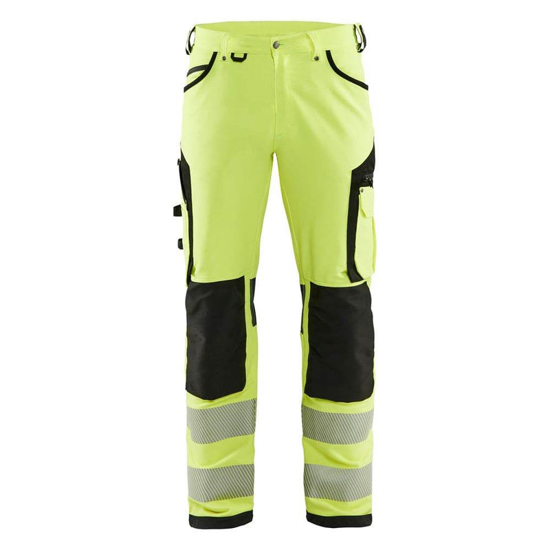 Blaklader 1197 Hi-Vis 4-Way Stretch Work Trousers - HI-VIS TROUSERS