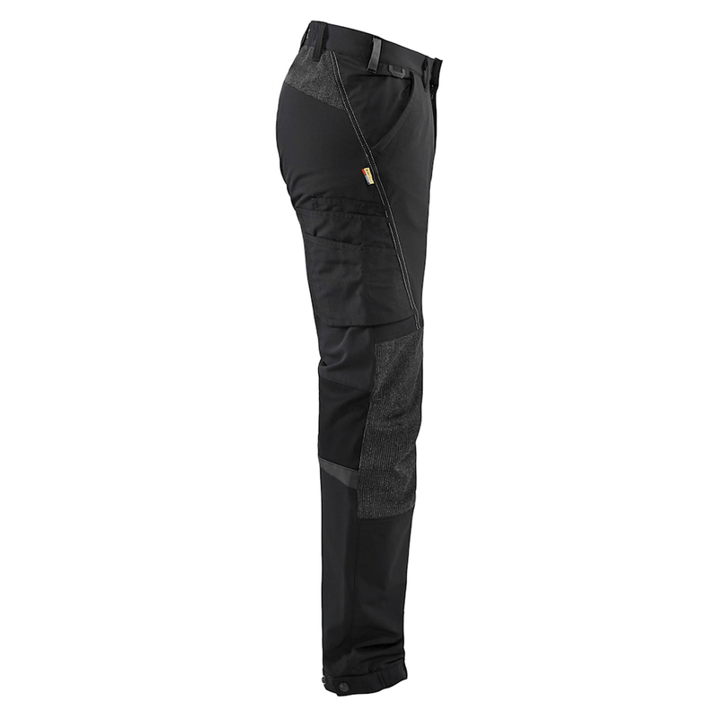 Blaklader 1422 4-Way Stretch Service Work Trousers Black/Dark Grey, 37" Waist Short Leg - Apparel & Accessories > Clothing > Pants > Cargo Pants SALE TROUSERS